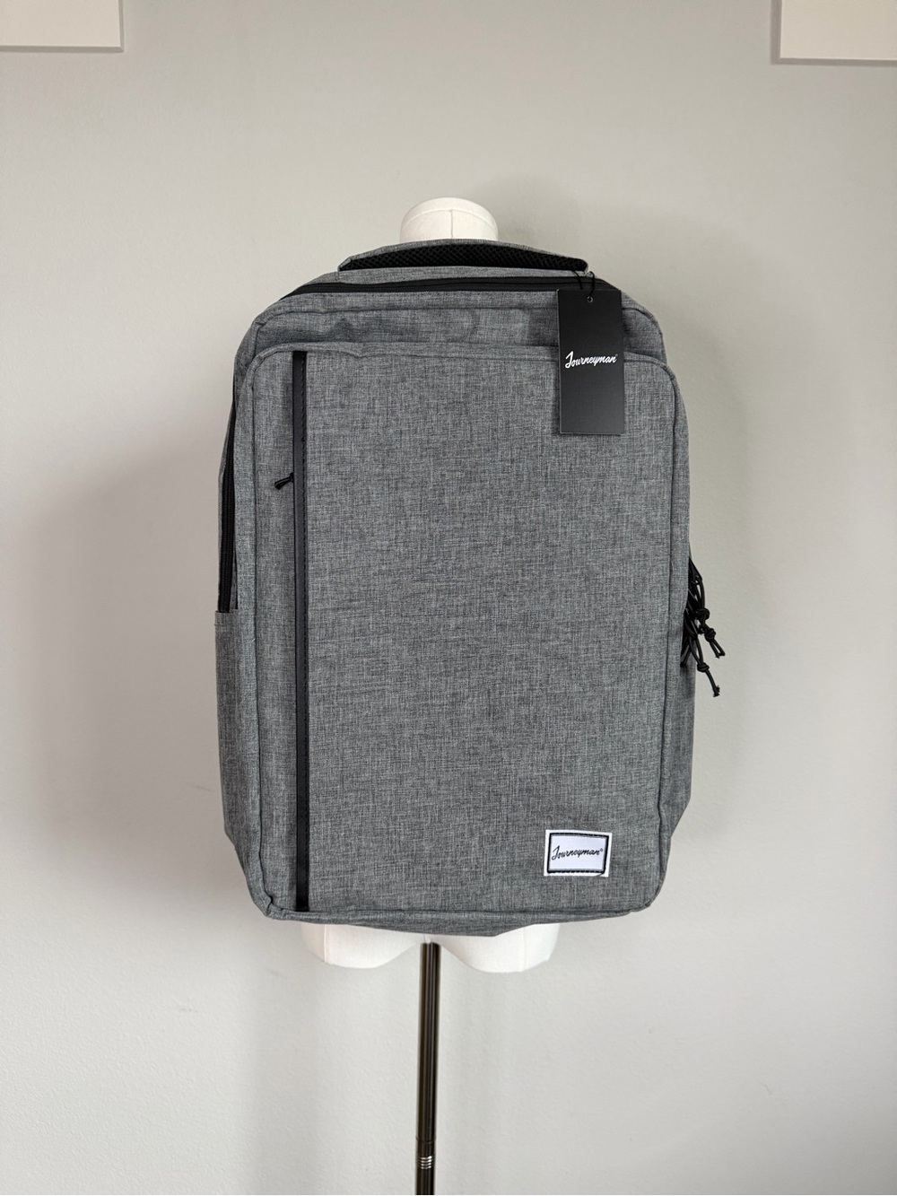 Journeyman Tech Laptop Backpack Gray 19” Padded Travel Commuter